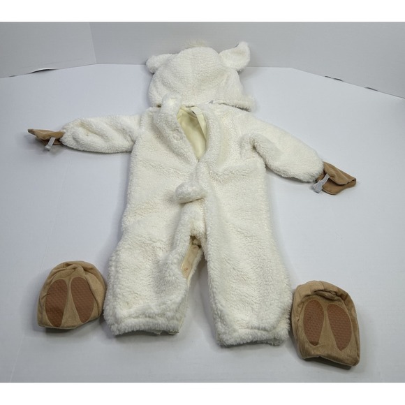 Llama Costume Infant 6-12 Months Halloween 4 Piece Soft Animal Halloween Costume - Picture 7 of 7